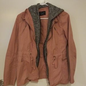 Love tree hooded jacket